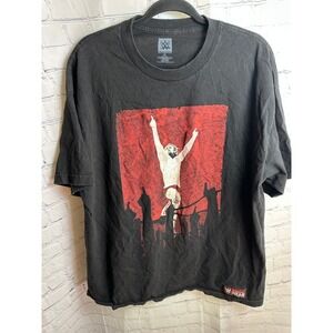 WWE DANIEL BRYAN YES MOVEMENT Authentic T-Shirt Wrestling Graphic Tee Black‎ XL